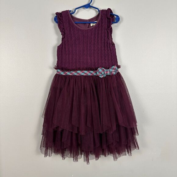 Matilda Jane Other - Matilda Jane~ "Once Upon A Time" Burgundy Sweater Tulle Soiree Dress ~ 6